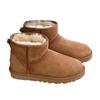 Women Winter Platform Snow Boots Warm Faux Suede Ankle Boots Thick Furry Lining Non‑Slip Short Booties For Cold Weather