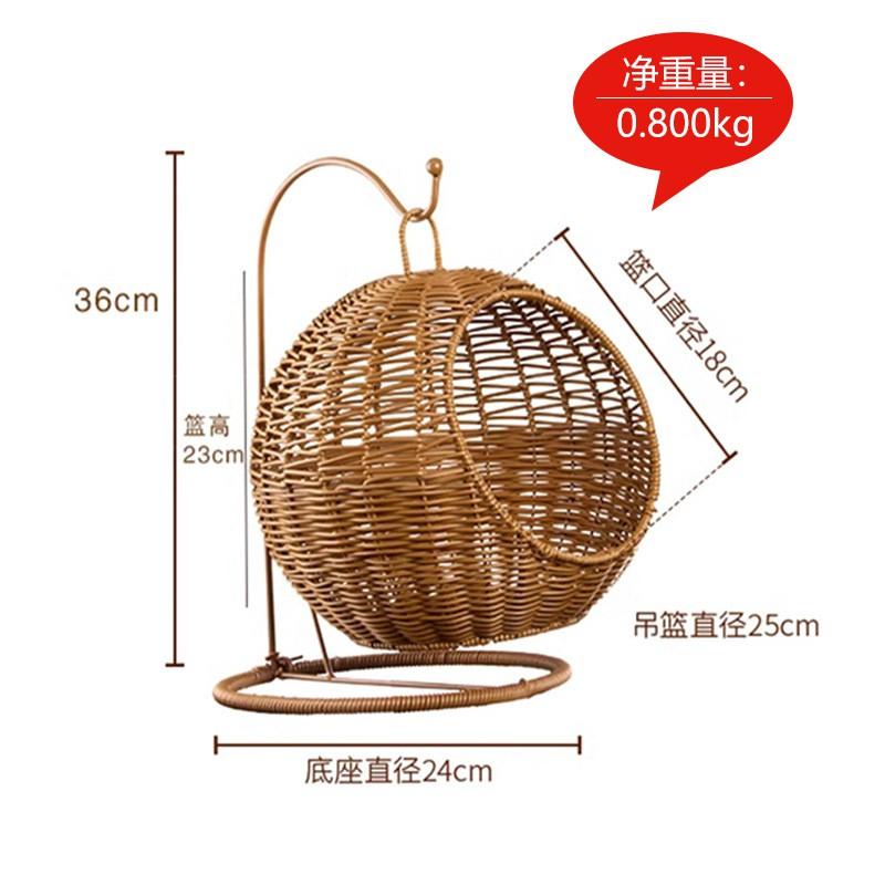Hanging Fruit Basket Storage Organizer Kitchen Living Room Picnic Decorative PP Utility