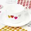 10 Sheets Laser Small Heart Stickers Glitter Shiny Red Gold Silver Valentine Stickers Diy Journal Diary Decoration Stickers