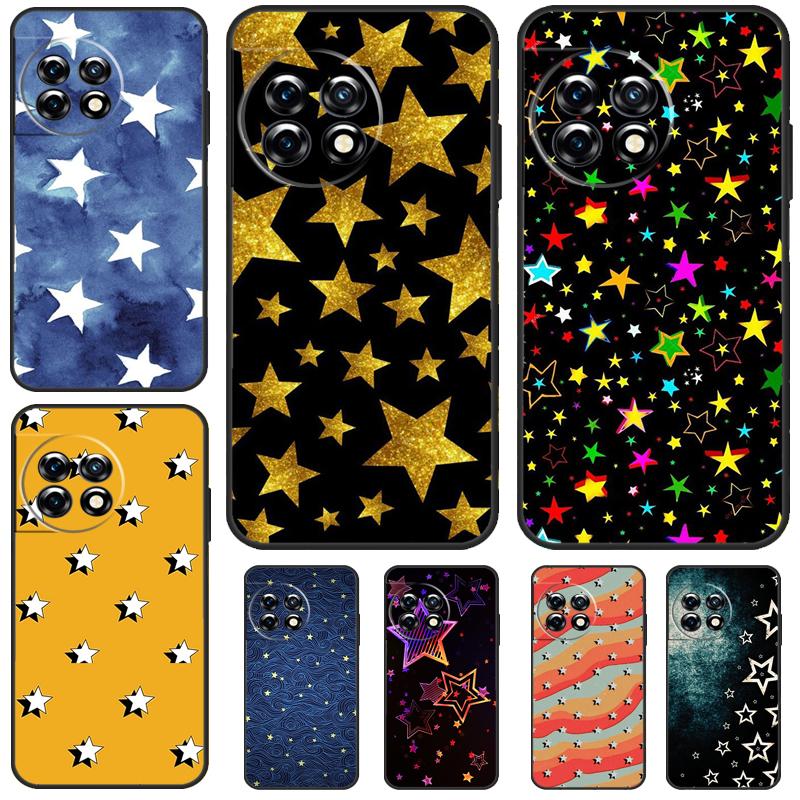 Stars Colourful Case For OnePlus 12 11 10 Pro 8T 9R 10R 10T 12R OnePlus Nord CE 2 Lite 2T 3 N20 N100 Cover