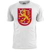 Herren Finnland Wappen T-Shirt Flaggen Emblem