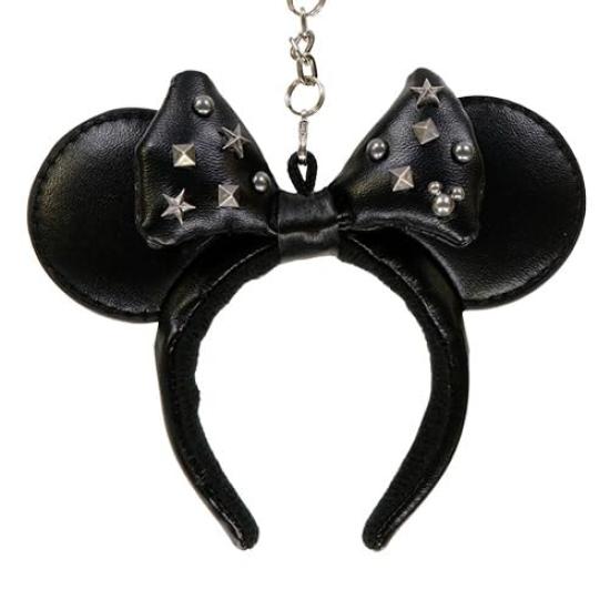 Tokyo Disney Resort Headband Keychain Tokyo Disney Resort Exclusive Keychain with Minnie Mouse (Leather-Like Studs)