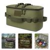 Picnic Cookware Container Foldable Portable Utensils Kit Box Heat-Insulating Waterproof Tool Storage Case for Outdoor Camping