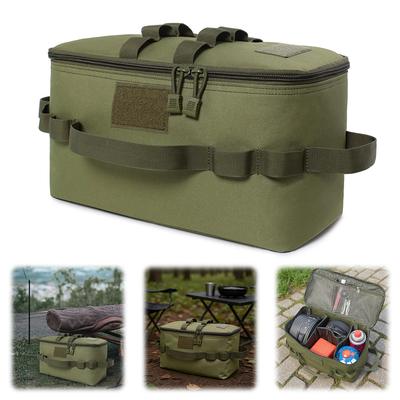 Picnic Cookware Container Foldable Portable Utensils Kit Box Heat-Insulating Waterproof Tool Storage Case for Outdoor Camping