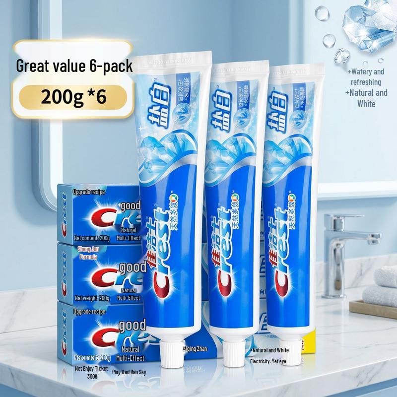 Crest Natural Multi-Effect Salt Whitening Toothpaste