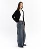 OIOI COLLECTION Studded Wide Denim Pants [Grey]