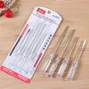 Slotted Cross Hand Screwdriver Set 4Pcs Transparent Blue Handle Manual Repair Tools for Home Garage Workshop