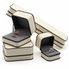 Velvet-lined Earring Box PU Jewelry Box Fashion Ring Bracelet Necklace Organizer
