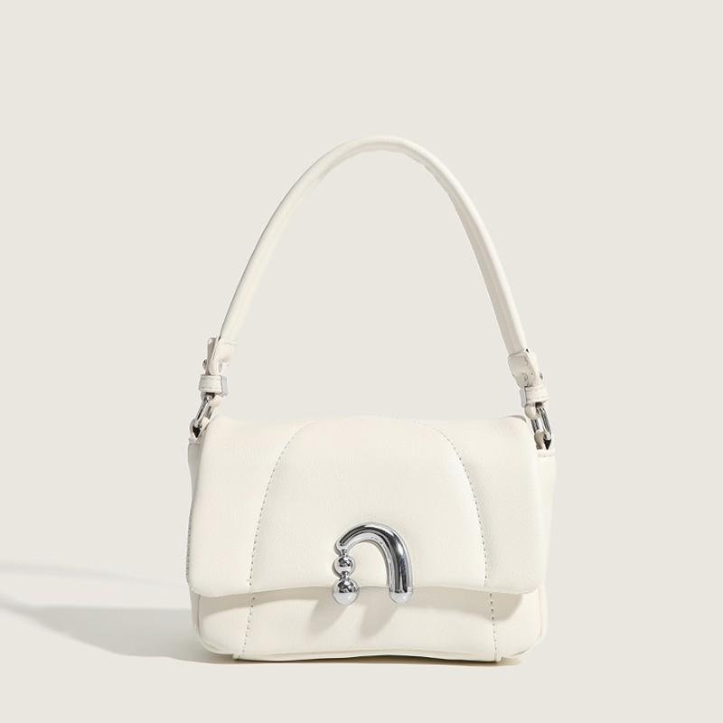 

Zhao Lusi s Same Armpit Bag Women. 2026 New Roll Bag. High-end Fashionable One-shoulder Handbag. білий