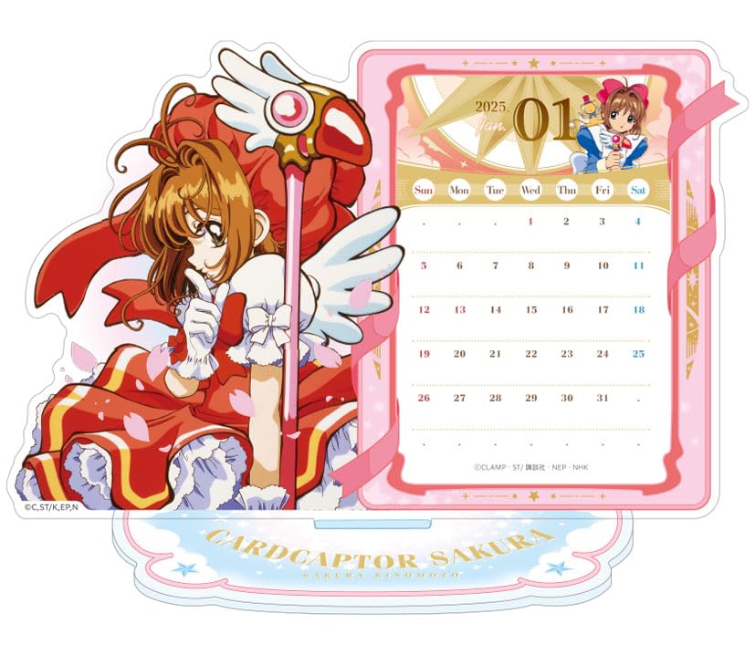 Cardcaptor Sakura CL-044 2025 Acrylic Stand Desk Calendar