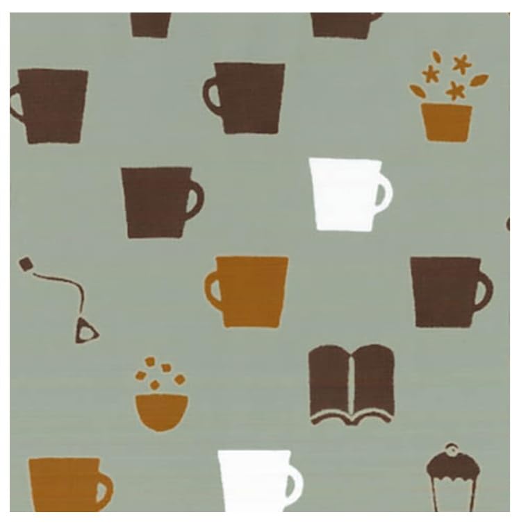 Todaya Shoten Niwazome Tenugui Cafe 1302 (hand Towels)