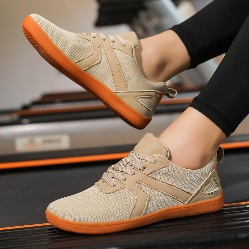 Couples' Wide Toe Casual Sports Shoes Barefoot Walking Flat Shoes Breathable Mesh Cross-training Sneakers
