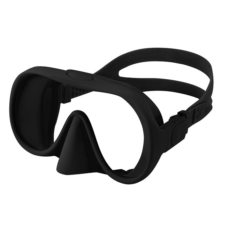 China Manufacturer s Free Diving Masks Silicone Goggles for Adults Kids Snorkeling Gear ML(ADULT)