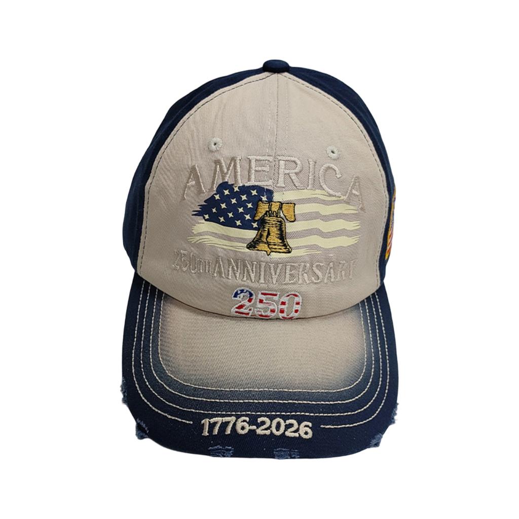 American 250th Anniversary Commemorative Hat Baseball Cap Embroidered Baseball Cap