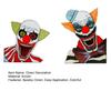 Window Clown Decoration Gothic Acrylic Colorful Clown Ornament Window Corner
