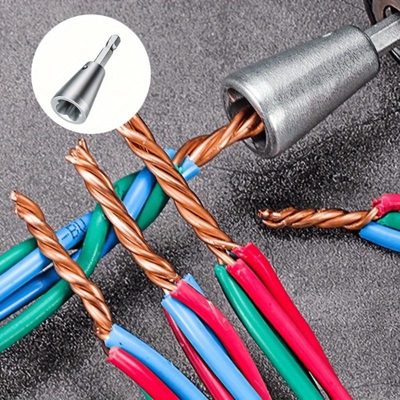 1Pcs Electric Drill Strand Connector Electric Drill Cable Quick Wire Stripping Tool No Live Drill Nut Wire Stripping Tool