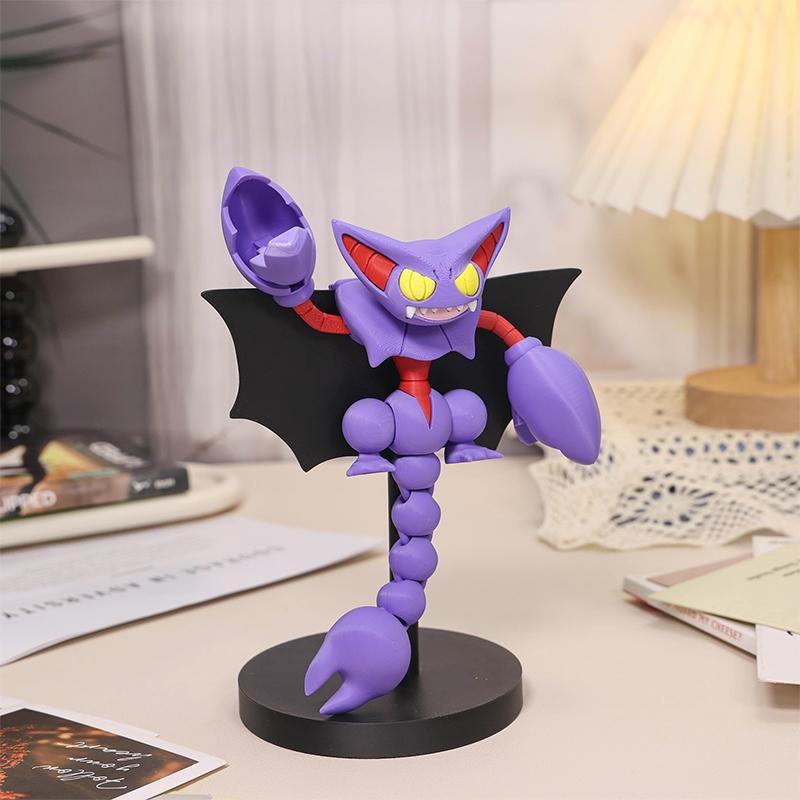 3D Printed Anime Pokémon Action Figures Gliscor Movable Joint Model Toy Desktop Decoration Collection Toys Gift