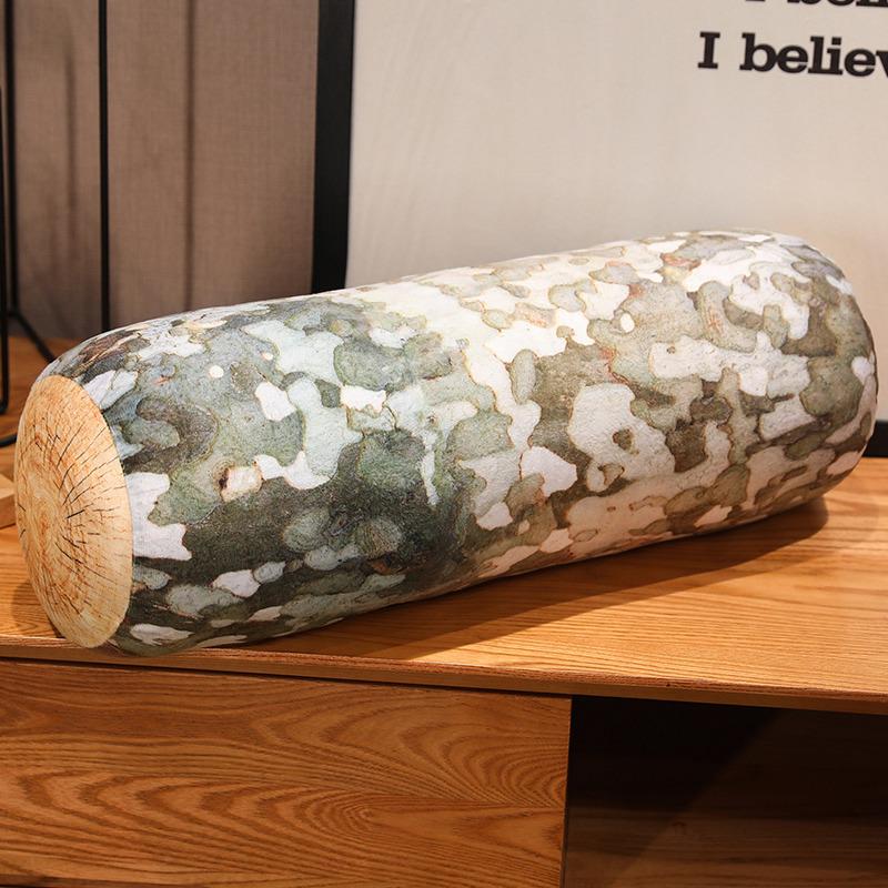 Simulated Stump Building Block Plush Toy Wood Willow Old Elm Stump Kindergarten Decorative Props Throw Pillow 30 cm - 012kg 1190₽