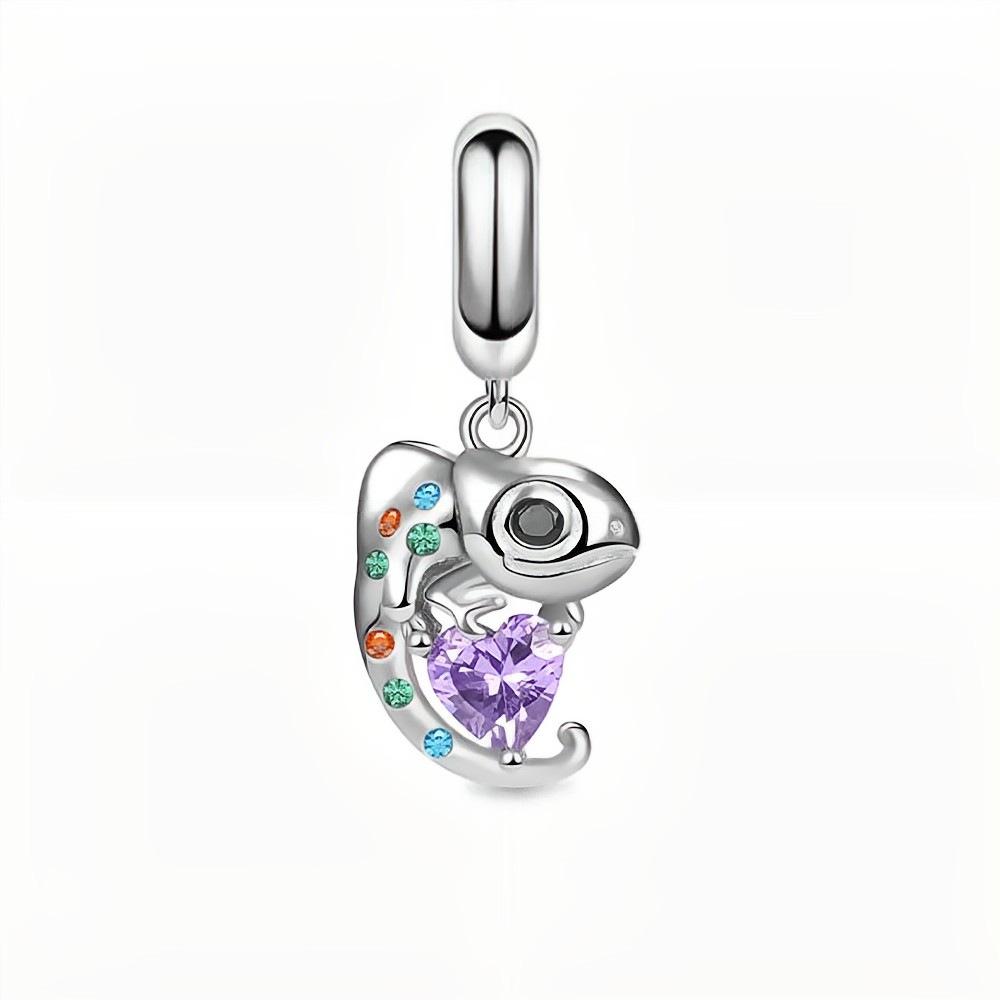 S925 Silver Ocean Theme DIY Heart Pendant Handmade Seahorse Dolphin Popular Necklace Charm