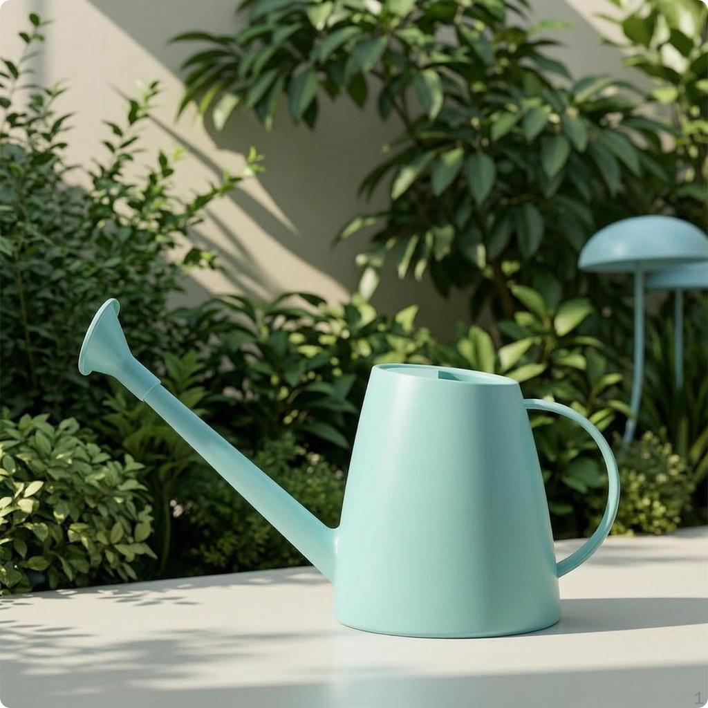 Watering Can with Long Spout Wide Opening Spray Nozzle Vessel for Plant Lovers,