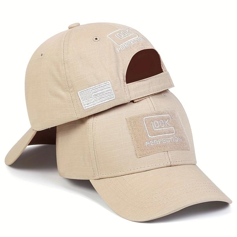 Unisex Lock Sticker Embroidery Baseball Caps Spring and Autumn Outdoor Adjustable Casual Hats Sunscreen Hat Sports Golf Cap