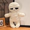Carini Regali di Halloween Cuscino Zucca, Peluche Bambola Mummia, Bambola Morbida Imbottita Decorazione da Tavolo, Cuscini Decorativi per Divano e Arredamento Casa
