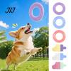 Pet Cooling Summer Essentials Dog Chew Toy, Popsicle Ice Freezer Donut Shape Toys Teeth Cleaning Reusable Freeze Toy for Heat Relief Durable