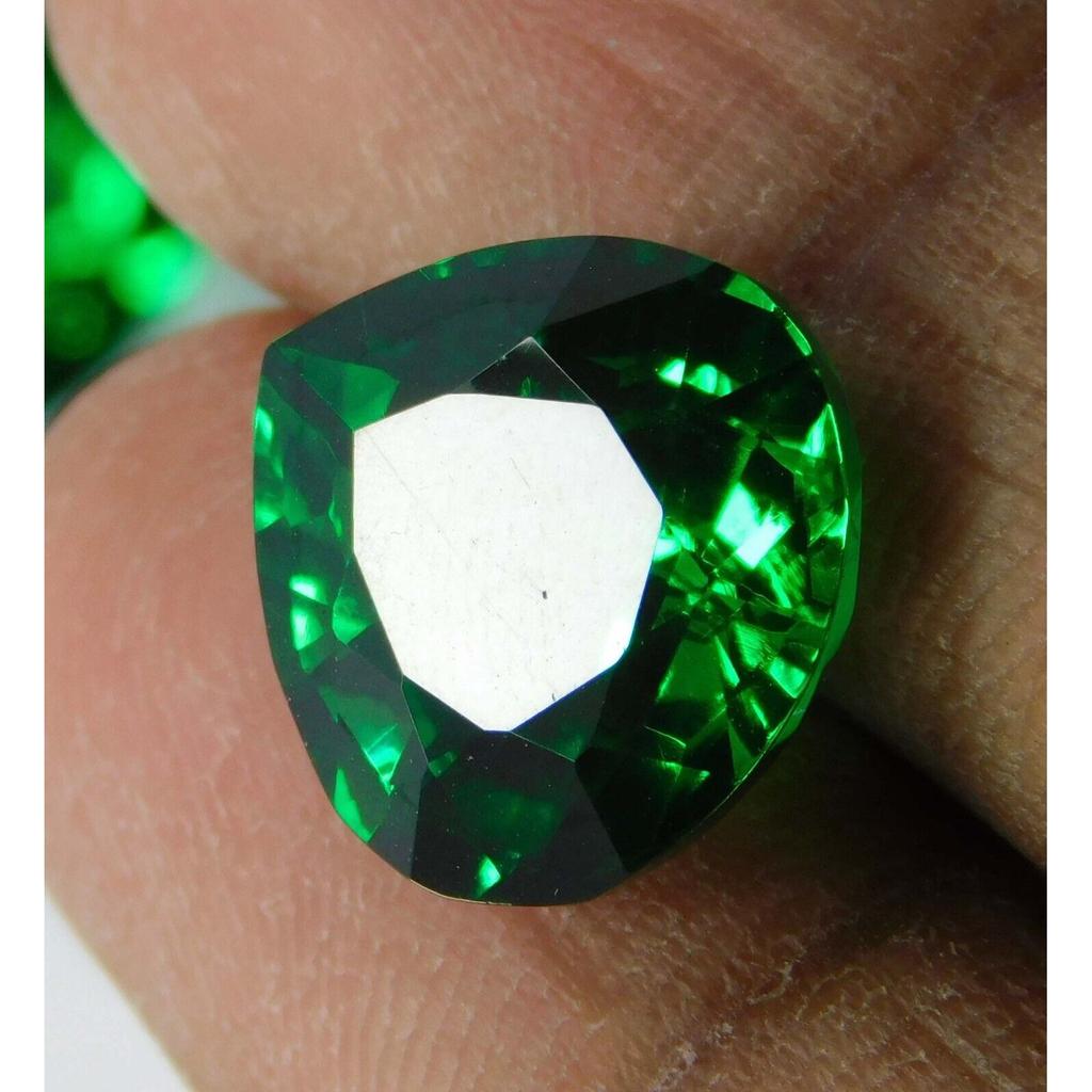 Natural Green Tourmaline Loose Gemstone 9.90 ct Pear Cut Quality October Birthday Birthstone