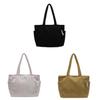 Minimalist Student Tote Bag With Zipper Closure And Phone Pocket For School And Work