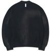 Nomanual Knit Zip Up   Spray Dyeing   Black
