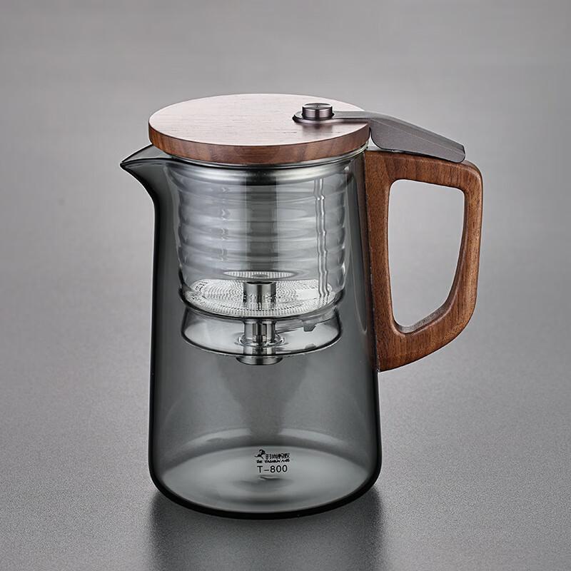 Diller Press-Type All-Glass Tea Infuser Pot