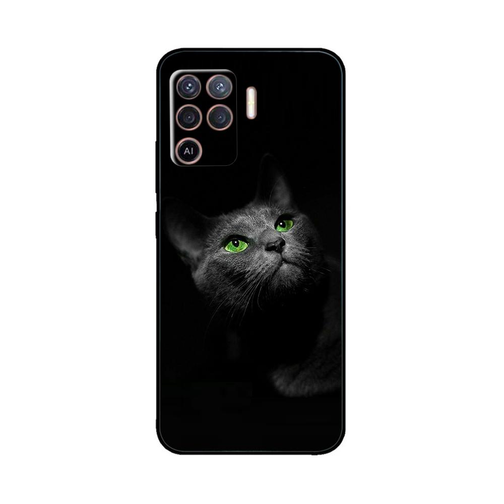 Cover per OPPO Reno 5 Lite Custodia Morbida in Silicone Fiori Bumper per OPPO Reno 5 F oppoA94 4G Custodie Reno 5 Lite Custodie per Telefono