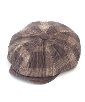 Yunibeosyeolkemiseuteuli Corduroy Tartancheck Gray Banding Huntingcap