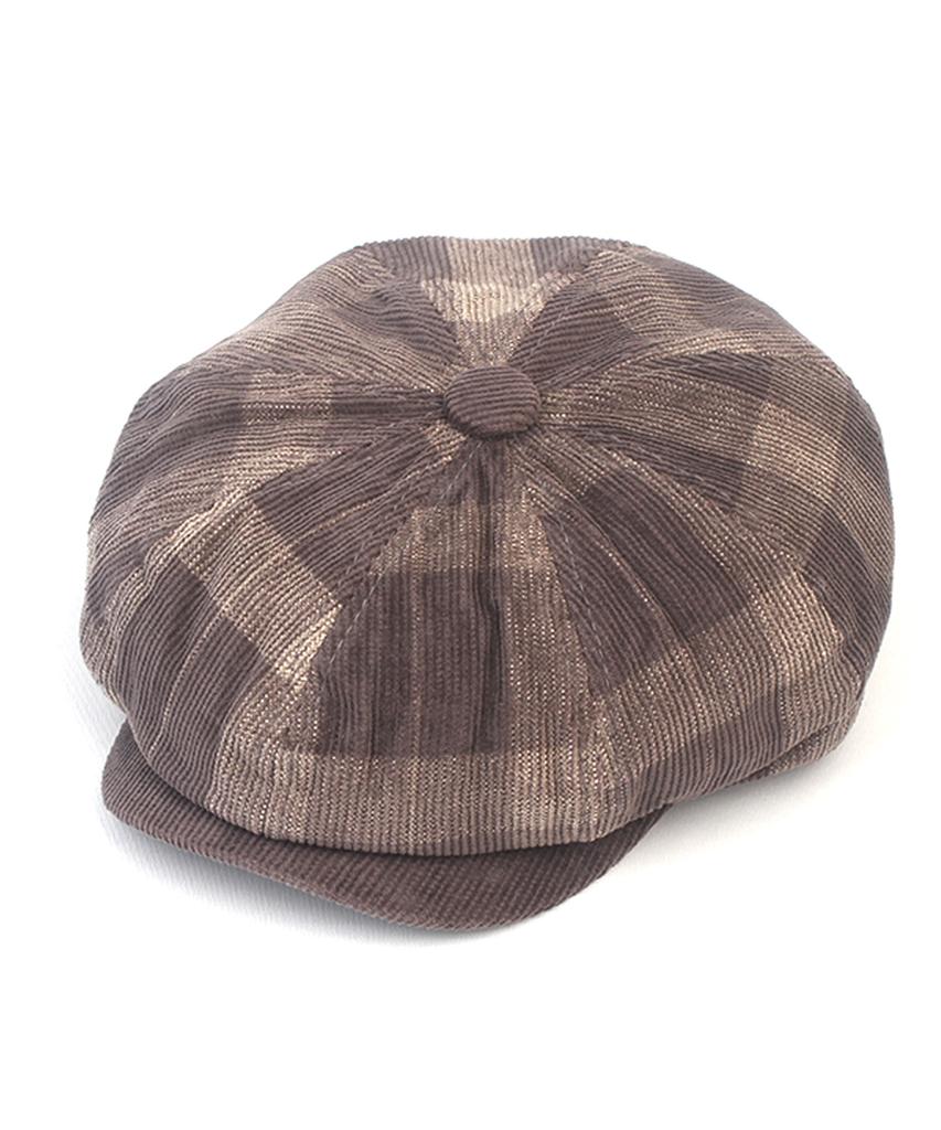 Yunibeosyeolkemiseuteuli Corduroy Tartancheck Gray Banding Huntingcap