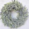 Artificial Lavender Wreath Door Decor French Blue Wedding Home Window Display Small Size