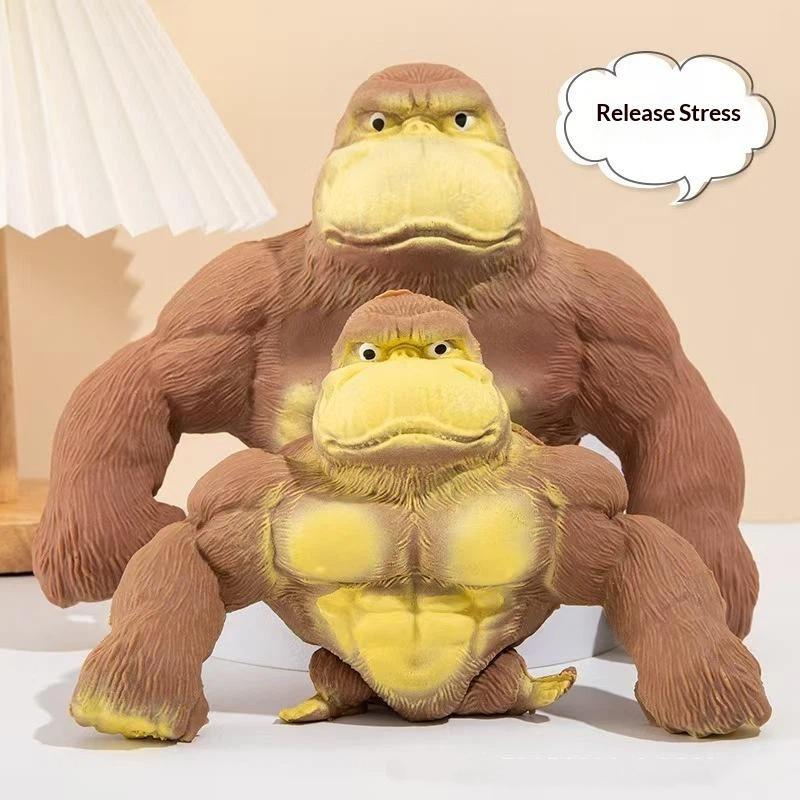 Stretchy Squishy Gorilla Fidget Toy Slow Rebound Perfect For Stress Relief Home Office Kids Adults Gift