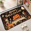 1pc 1-Themed Suitable for Halloween & Year-Round Entry, Vintage Hand-Drawn Witch Mat with Embossed Edge, Machine Washable Suitable for Christmas, East