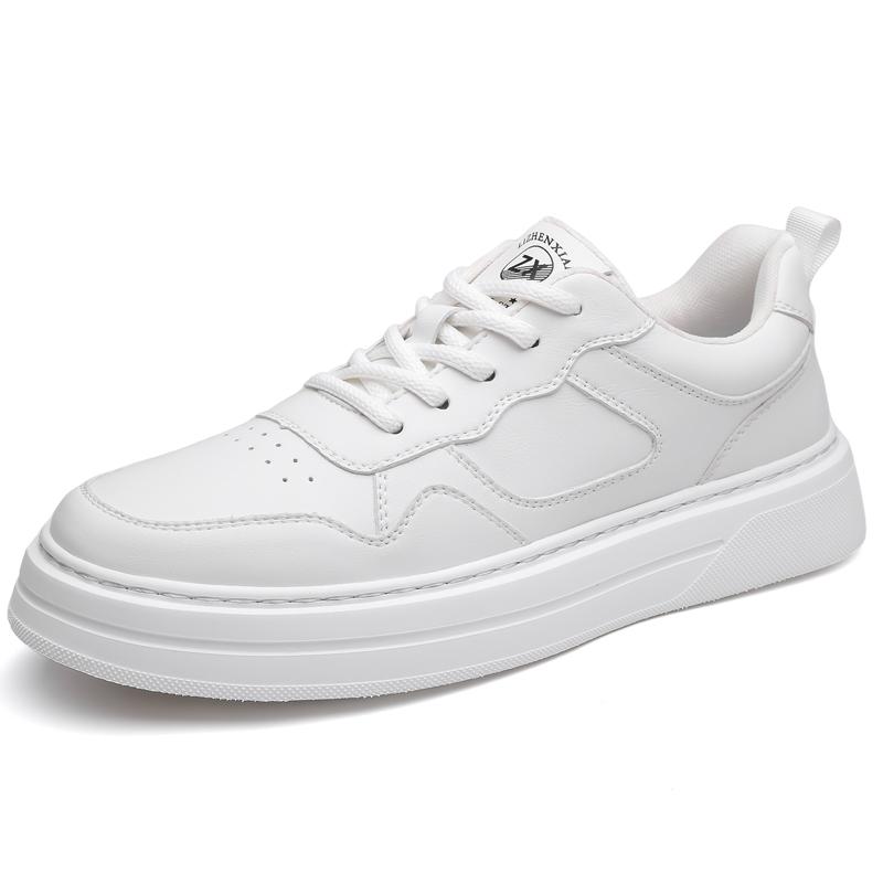 Fashion New Arrival Men Vulcanize Shoe Soft Leather Sneakers Personality Male Skateboard Footwear Versatile Tenis Masculino Casual Shoes