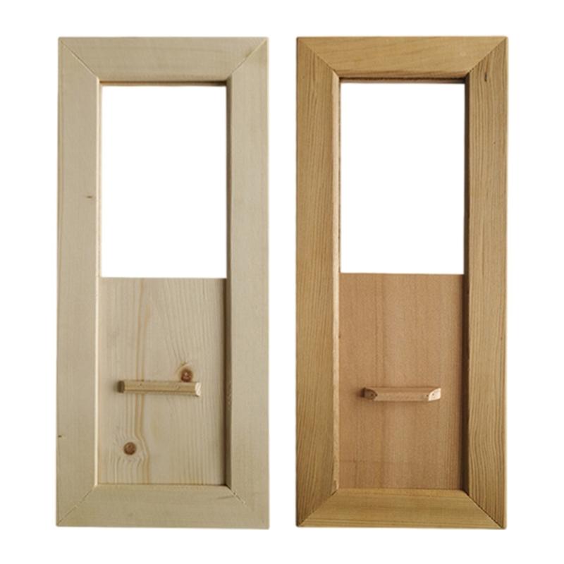 Sauna Ventilation Panel Wooden Air Vent for Sauna Room Shutter Window Blinds Grille Steam Room Tool Accessory