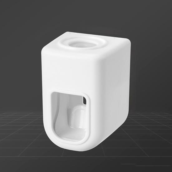 Wall Mounted Toothpaste Dispenser Adhesive Toothpaste Holder No Drilling Automatic Toothpaste Squeezer for Kids And Adults Bathroom