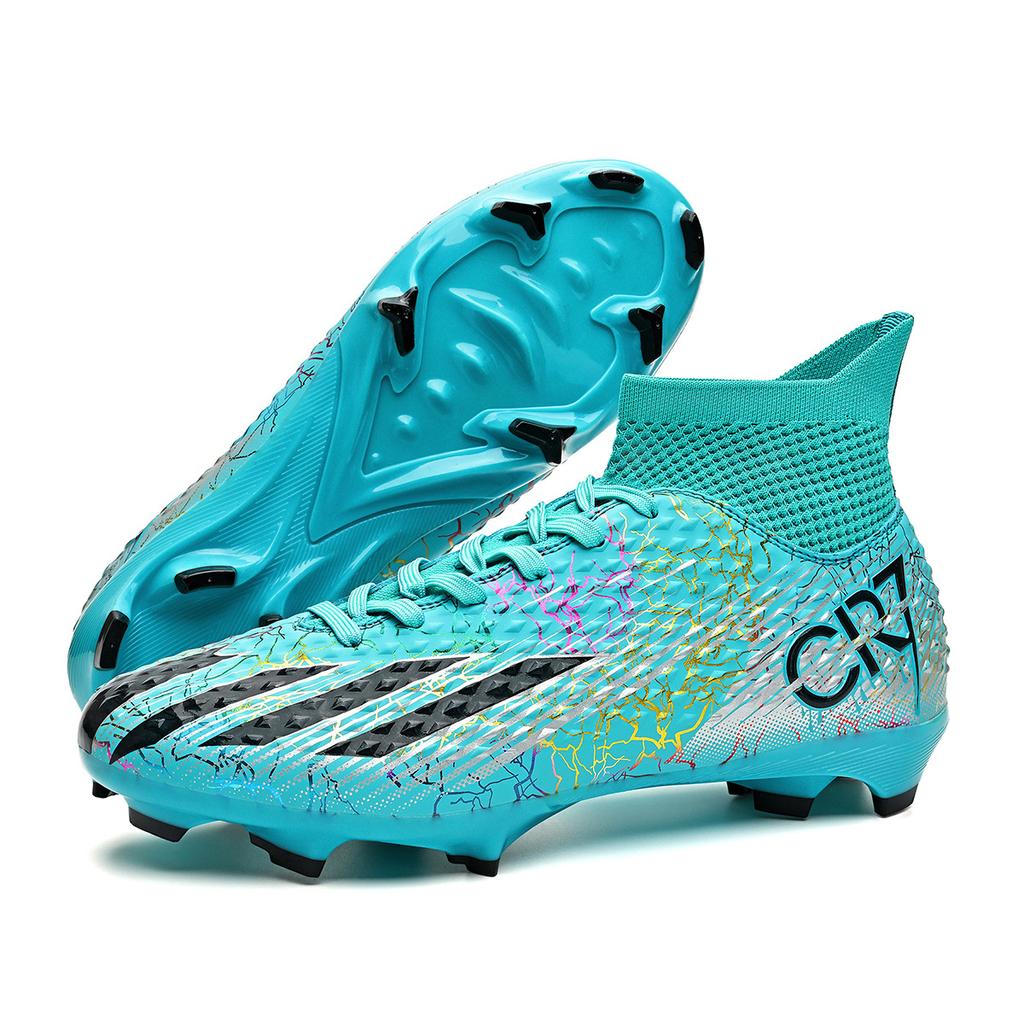 Men'S And Women'S Football Shoes Tf Long Nails Broken Nails Large Size High Top Children'S Professional Game Training Football Shoes