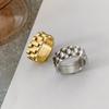 Retro Fashion Titanium Steel Ring for Women - European & American Style
