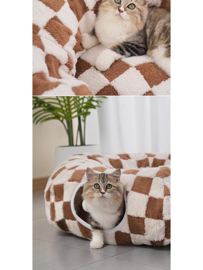 S Şekilli Sınır Ötesi Kedi Tüneli: Özelleştirilebilir ve Sökülebilir Evcil Hayvan Yuvası