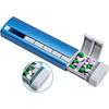 7-Day Pill Organizer Premium Abs Durable Portable Medication Storage Holder Travel Daily Tablets Vitamins Case