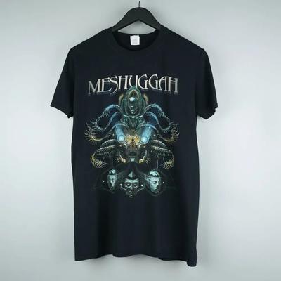 Vintage Meshuggah Rock Punk Band Short Sleeve Black Color Shirt KV35780 Unisex T-Shirt