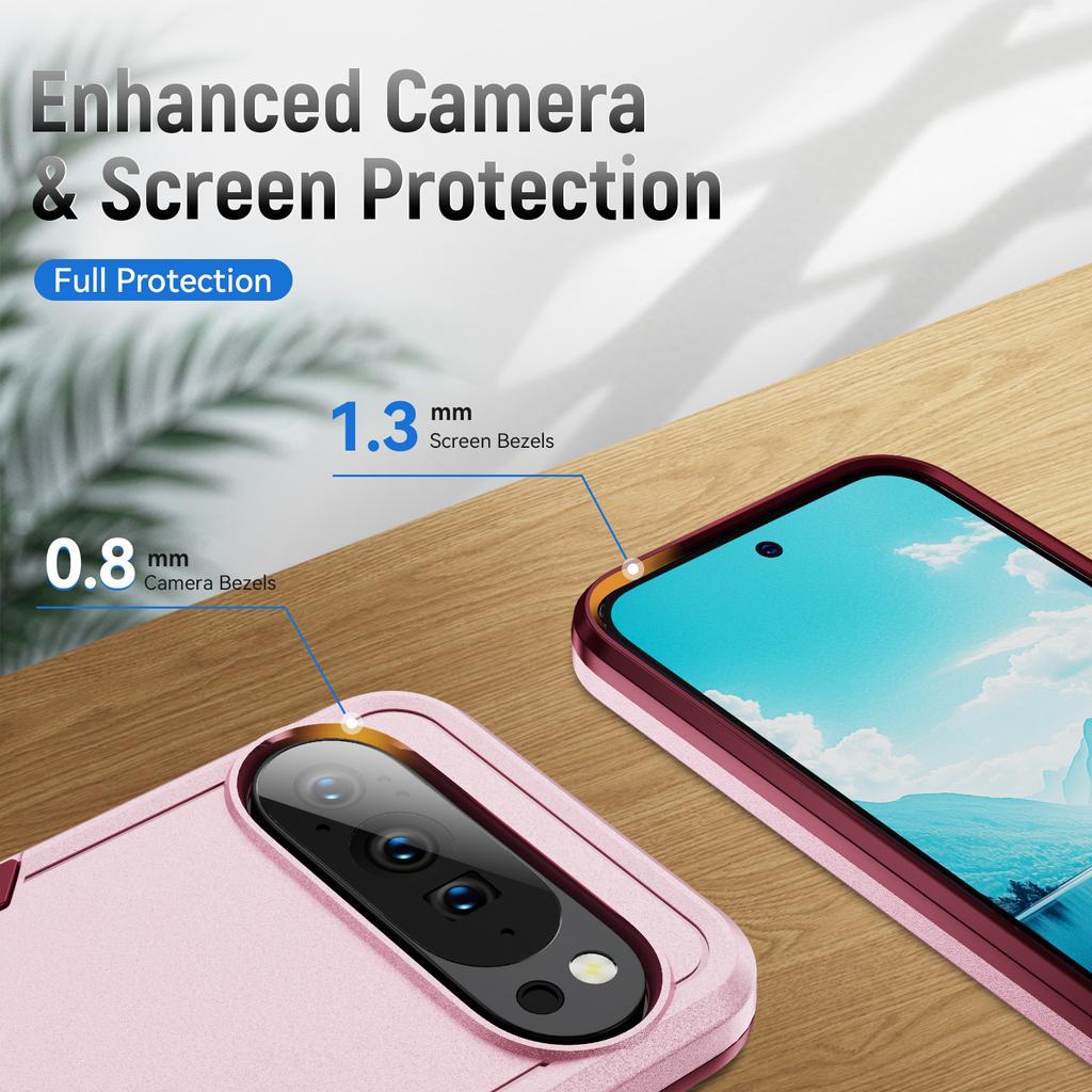 Etui na Google Pixel 10/10 Pro PC + TPU Klasa wojskowa Ochrona przed upadkiem Pokrowiec na telefon