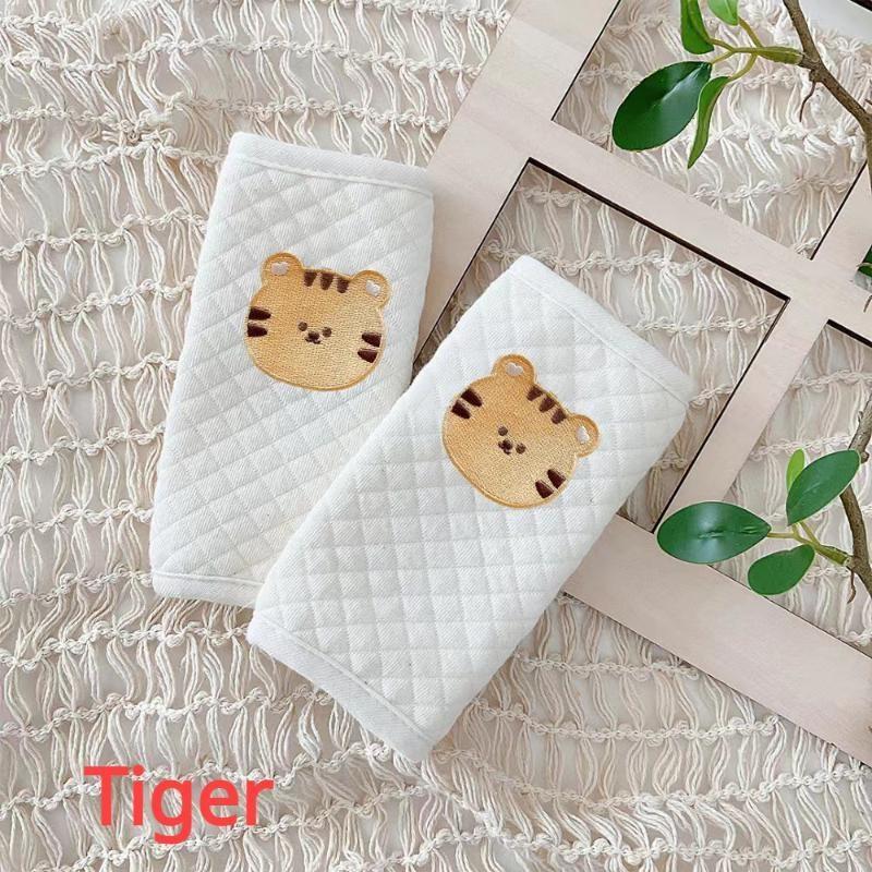 Baby Safety Belt Accessories Cushion Shoulder Strap Cover Chest Protection Vehicle Seat Cushion for Kid Soft Pad Anti-strangling