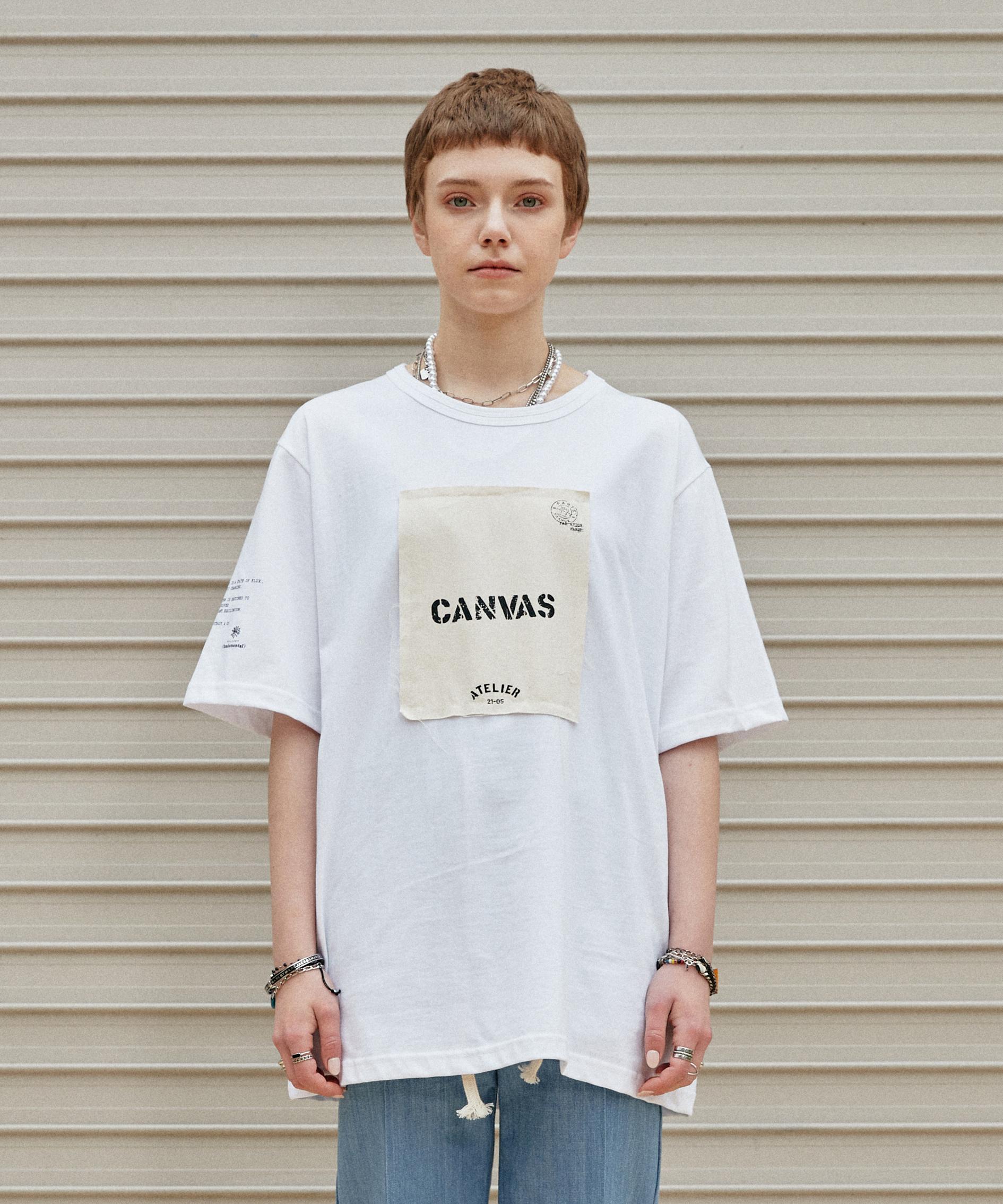 Saek Studio Canvas T-Shirt White L