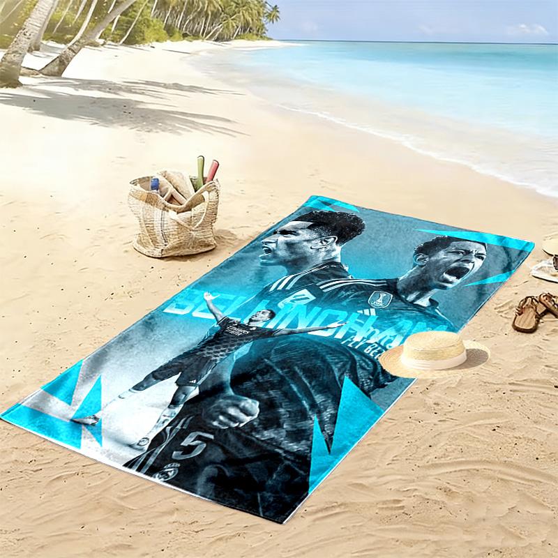 Bellingham Shines England'S Future Star Beach Towel Soft Portable For Travel Seaside Swim Absorbent Bath Towel Beach Towel