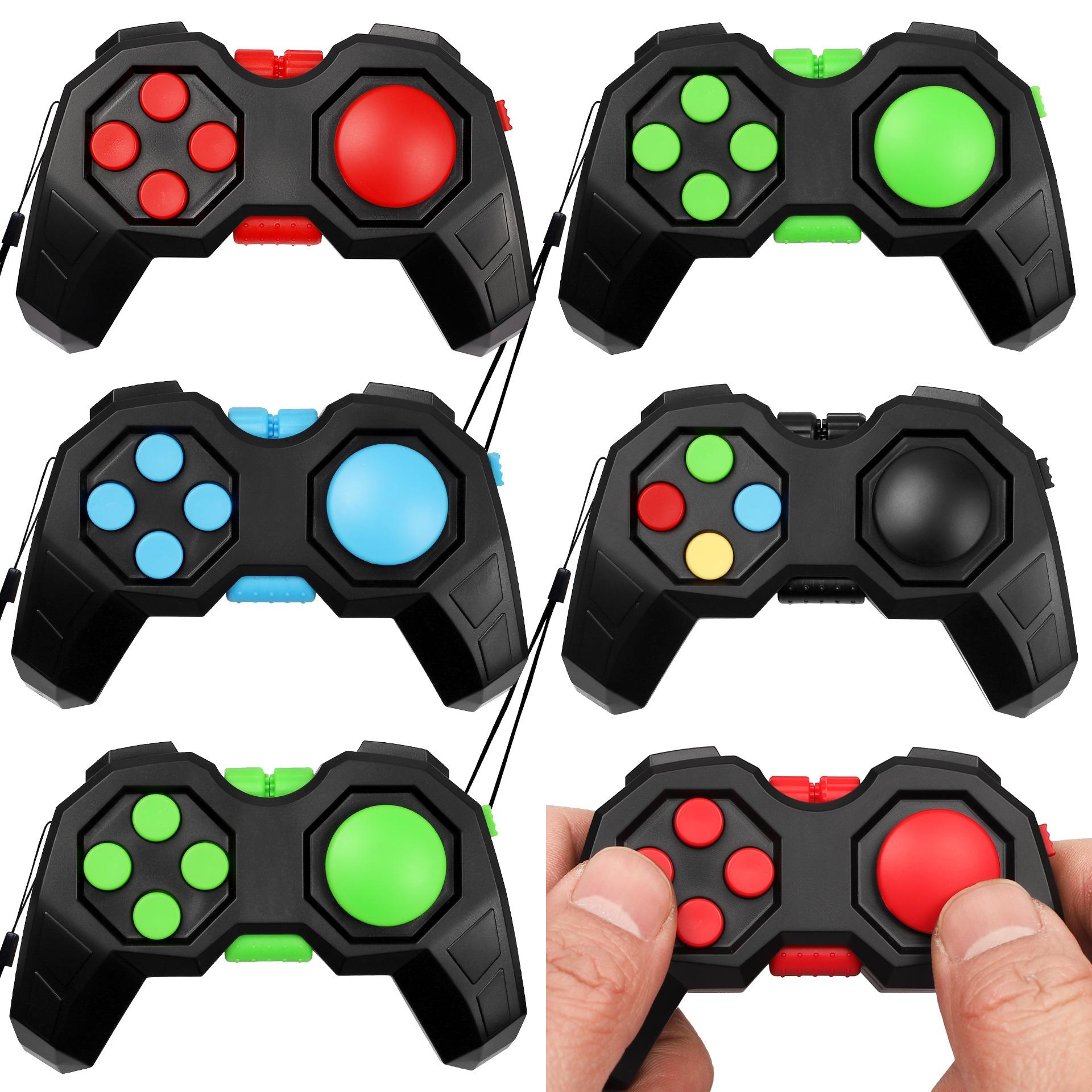 Topmix Game Pad Fidget Toys Handheld Game Controller Classic Roller Decompression Toys For Autism Adhd Anxiety Stress Relief Kids Adult